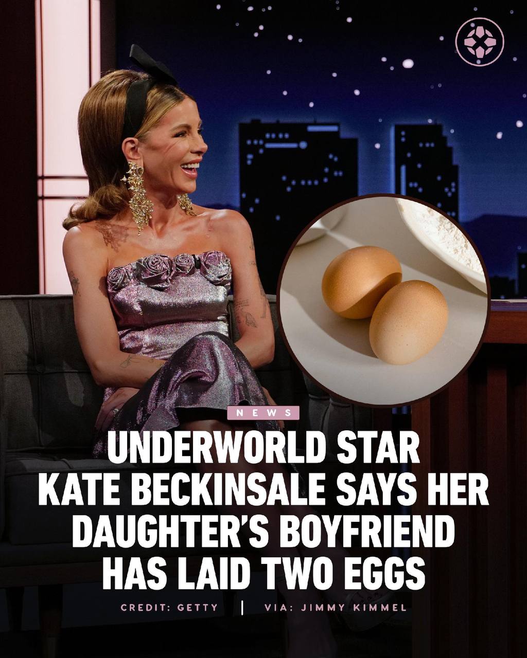 Кейт Бекинсейл начала очень экстравагантно одеваться и рассказала, что её зять несёт яйца Кейт Бекинсейл начала очень экстравагантно одеваться и рассказала, что её зять несёт яйца
