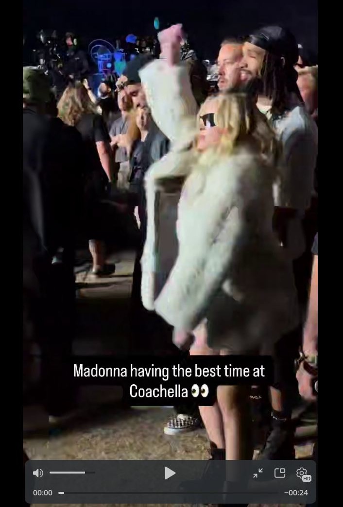 Мадонна устроила дикие пляски на Coachella
